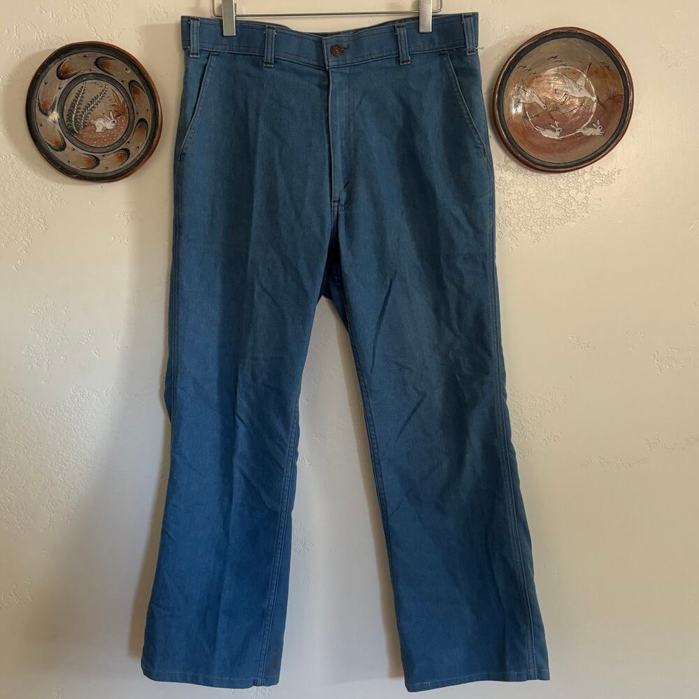 Vintage 80's Levi's Men's Flared Skosh Jeans